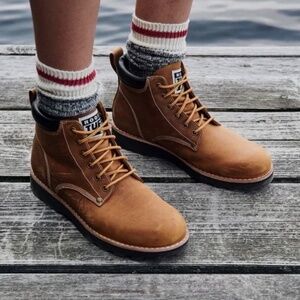 Roots TUFF Brown Ankle Boots - Leather Boots Made in Canada
